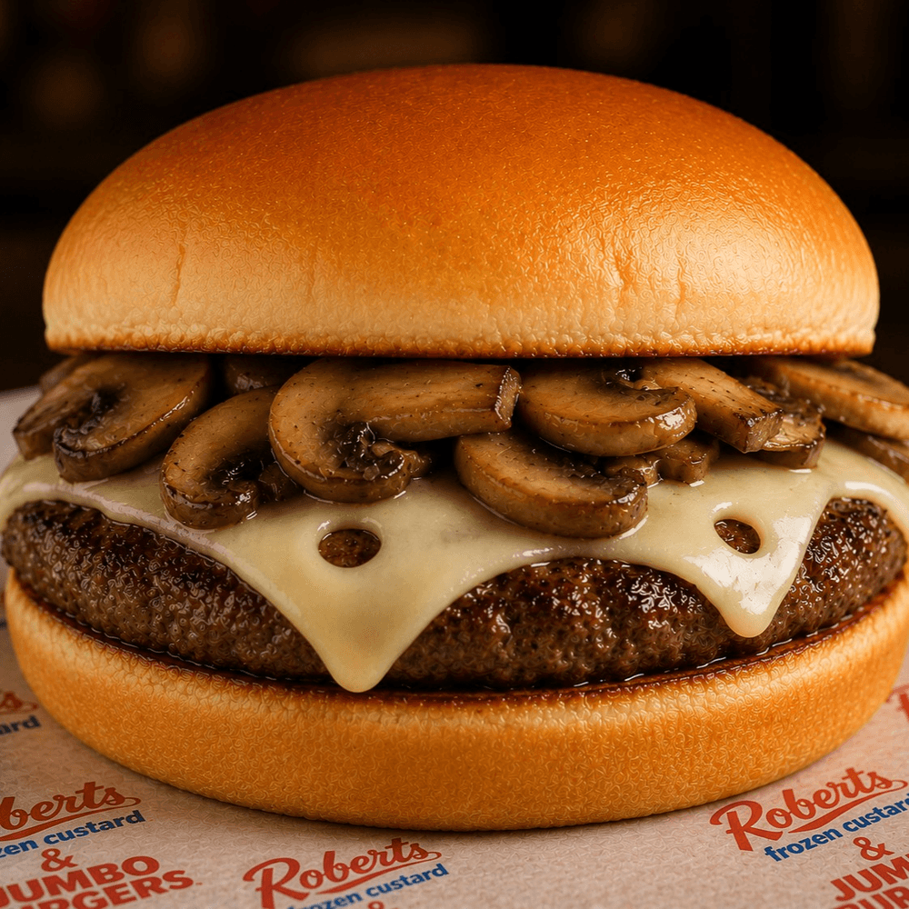 Mushroom & Swiss Burger