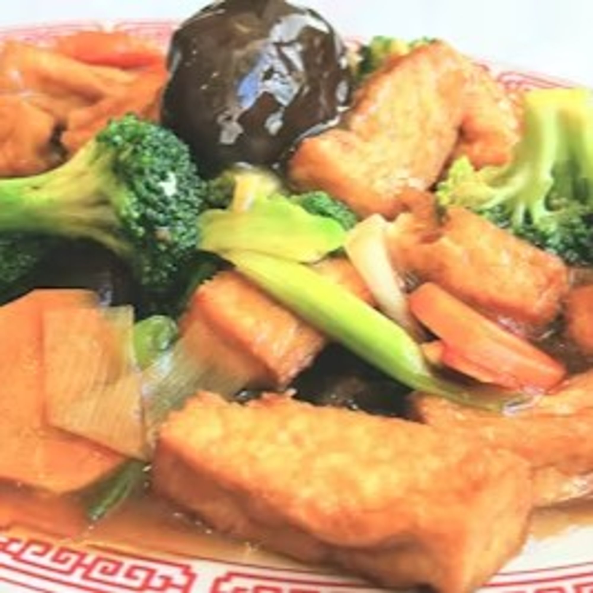 Tofu with Black Mushrooms / 冬菇豆腐