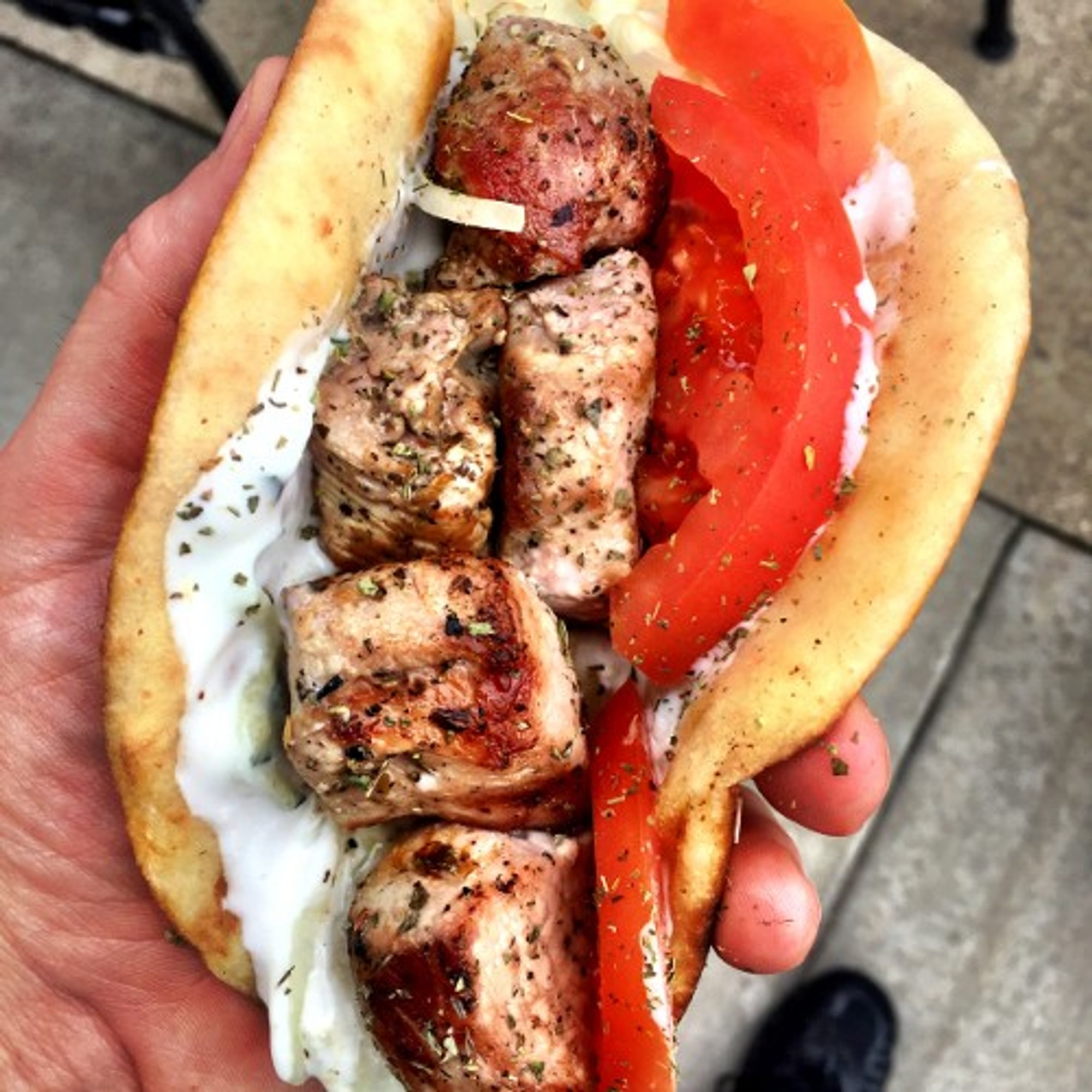 Shish-Ka-Bob (Pork) Sandwich