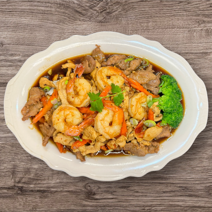 STIR FRY GARLIC PEPPER TRIO