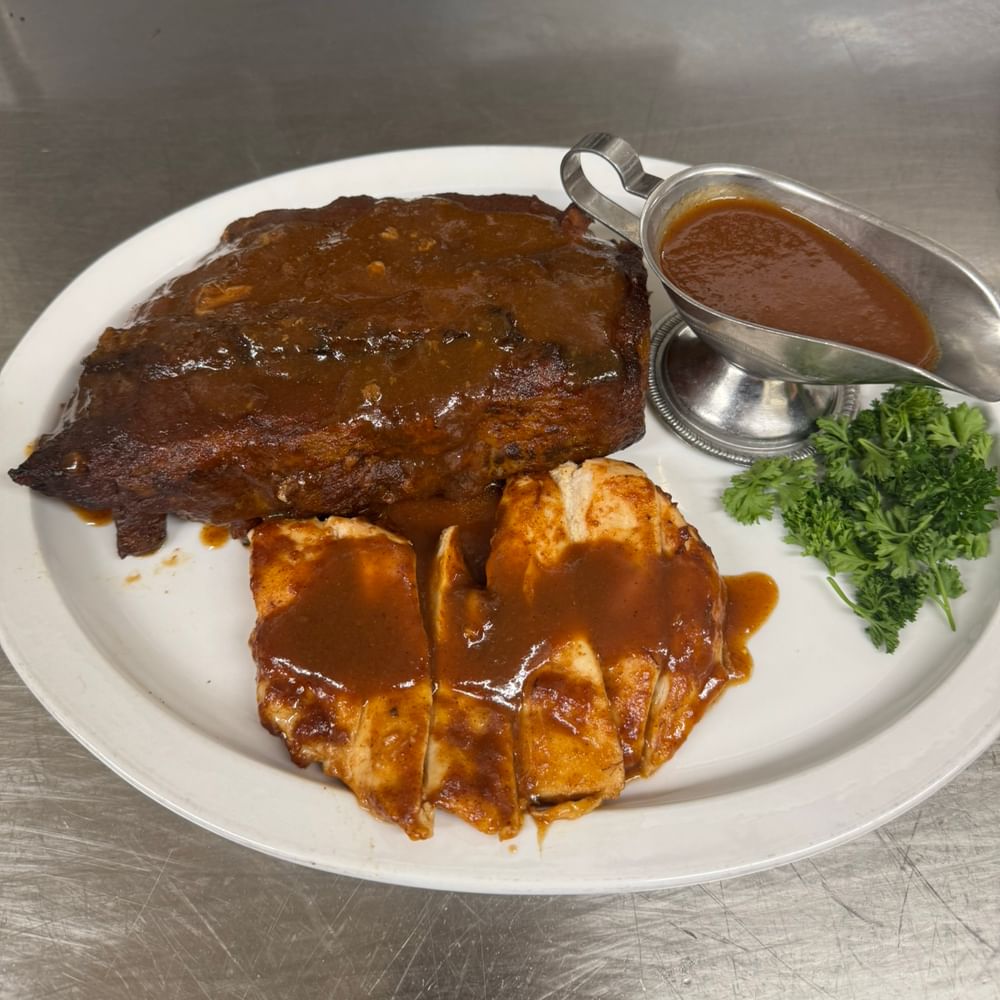 Half Rack And BBQ Chicken Breast