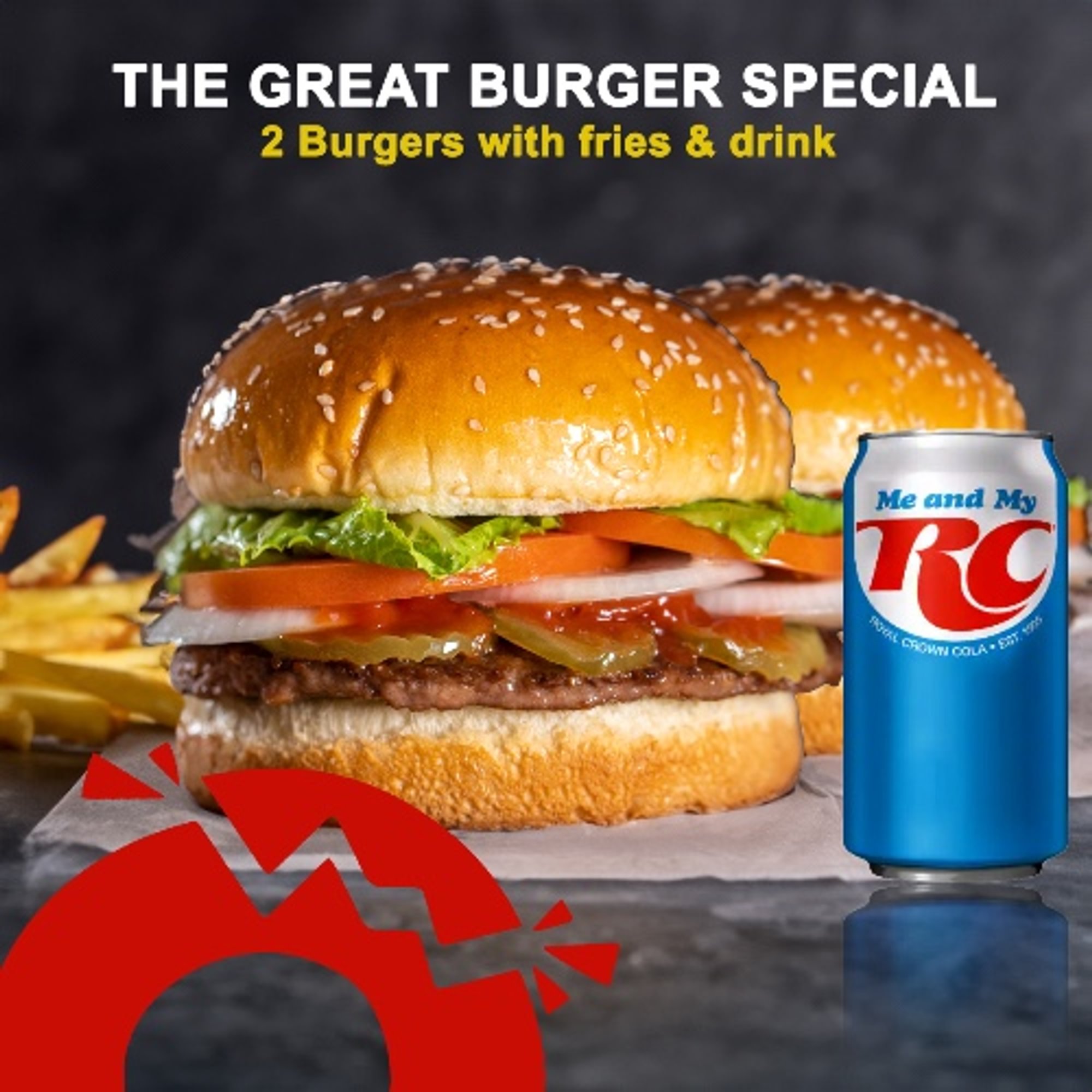 2 Cheeseburger Meal