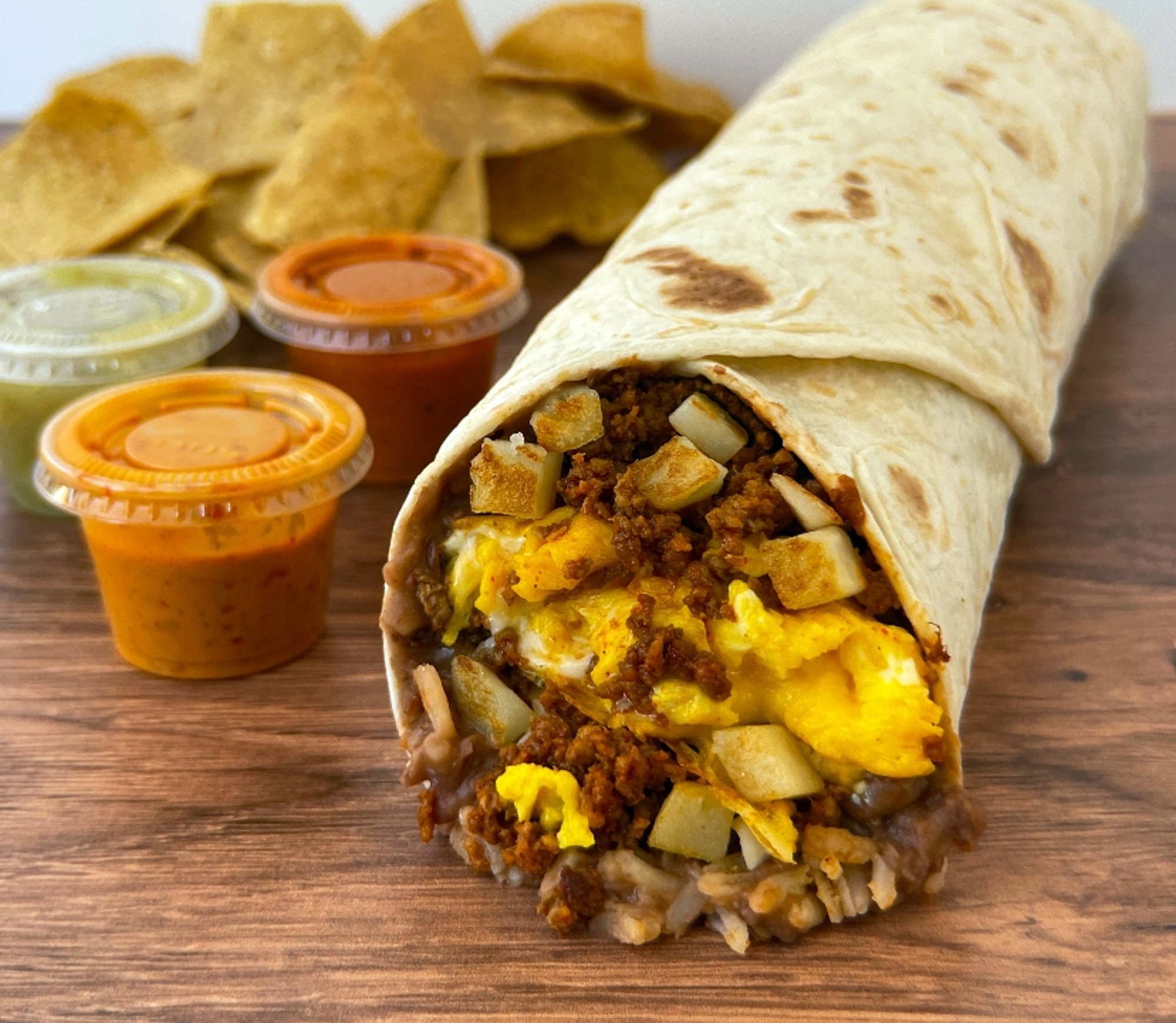Chorizo y Papa Burrito #11