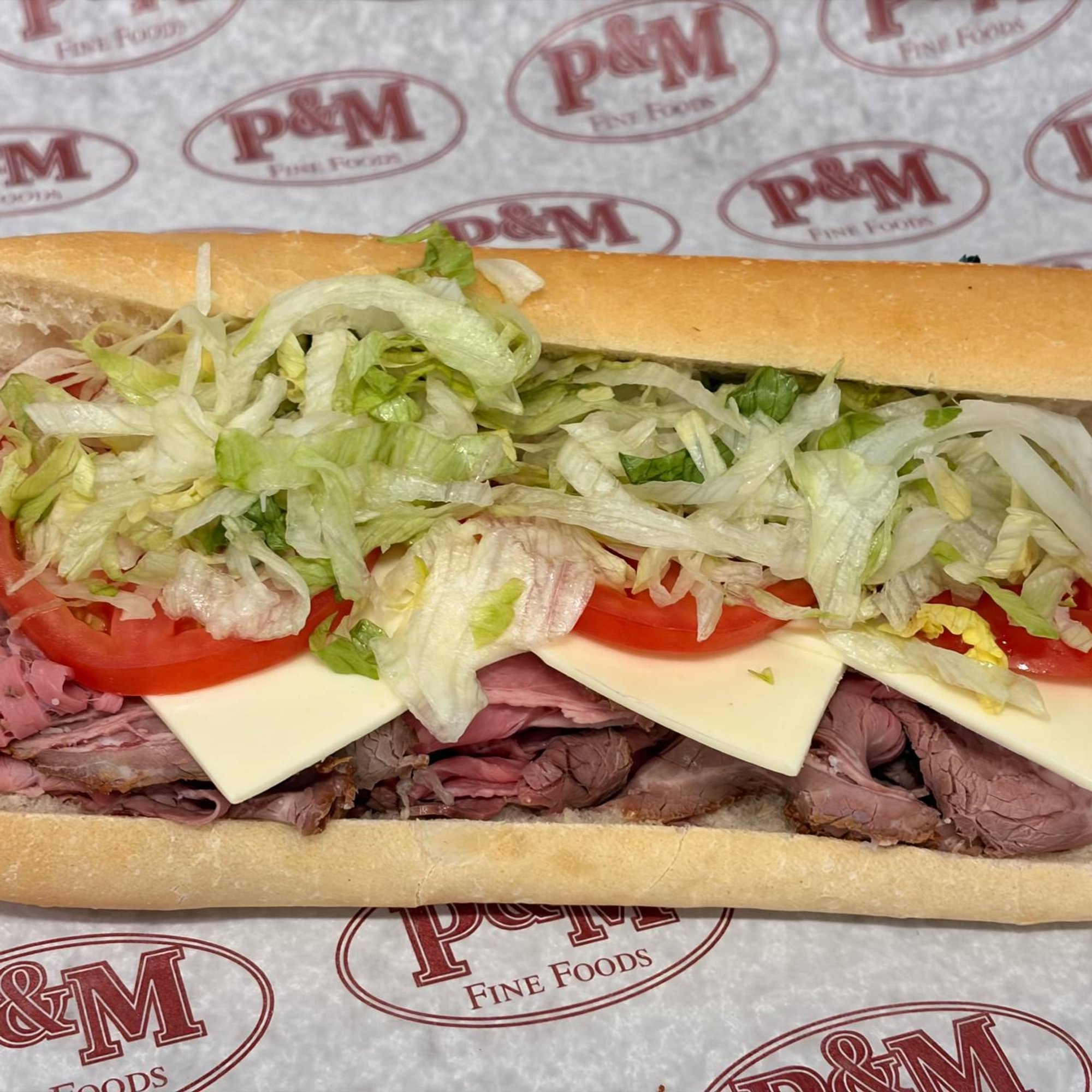 Roast Beef & Cheese Cold Sub