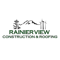 Rainier View Construction &amp; Roofing Logo