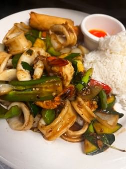 Spicy Squid & Shrimp