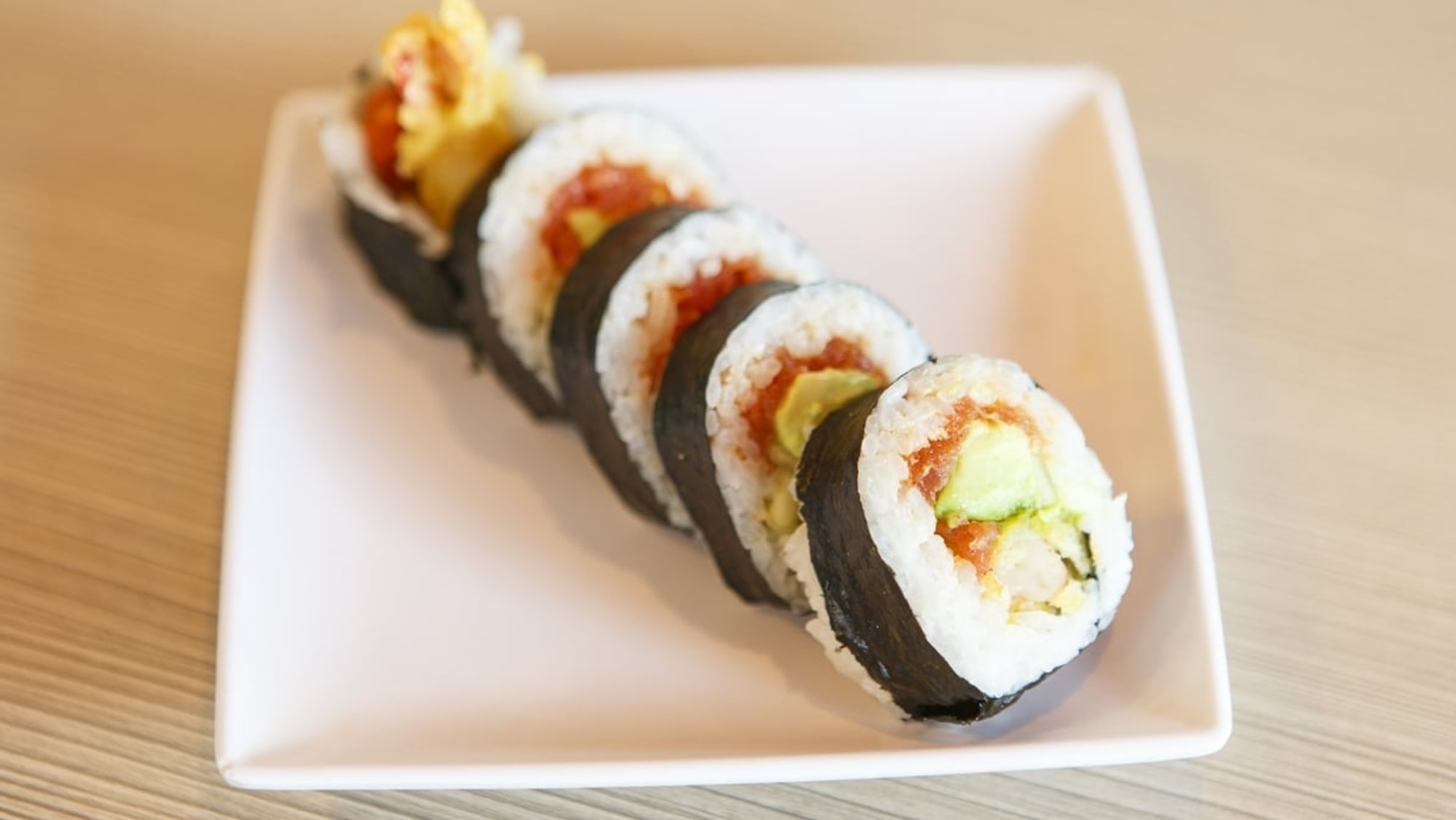 Shrimp Tempura Spicy Tuna Roll