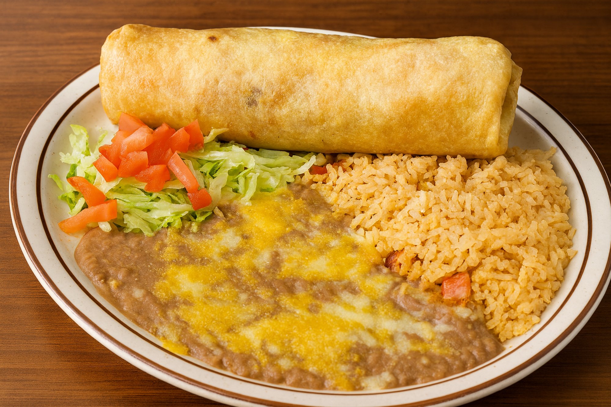 #7 Burrito Dinner