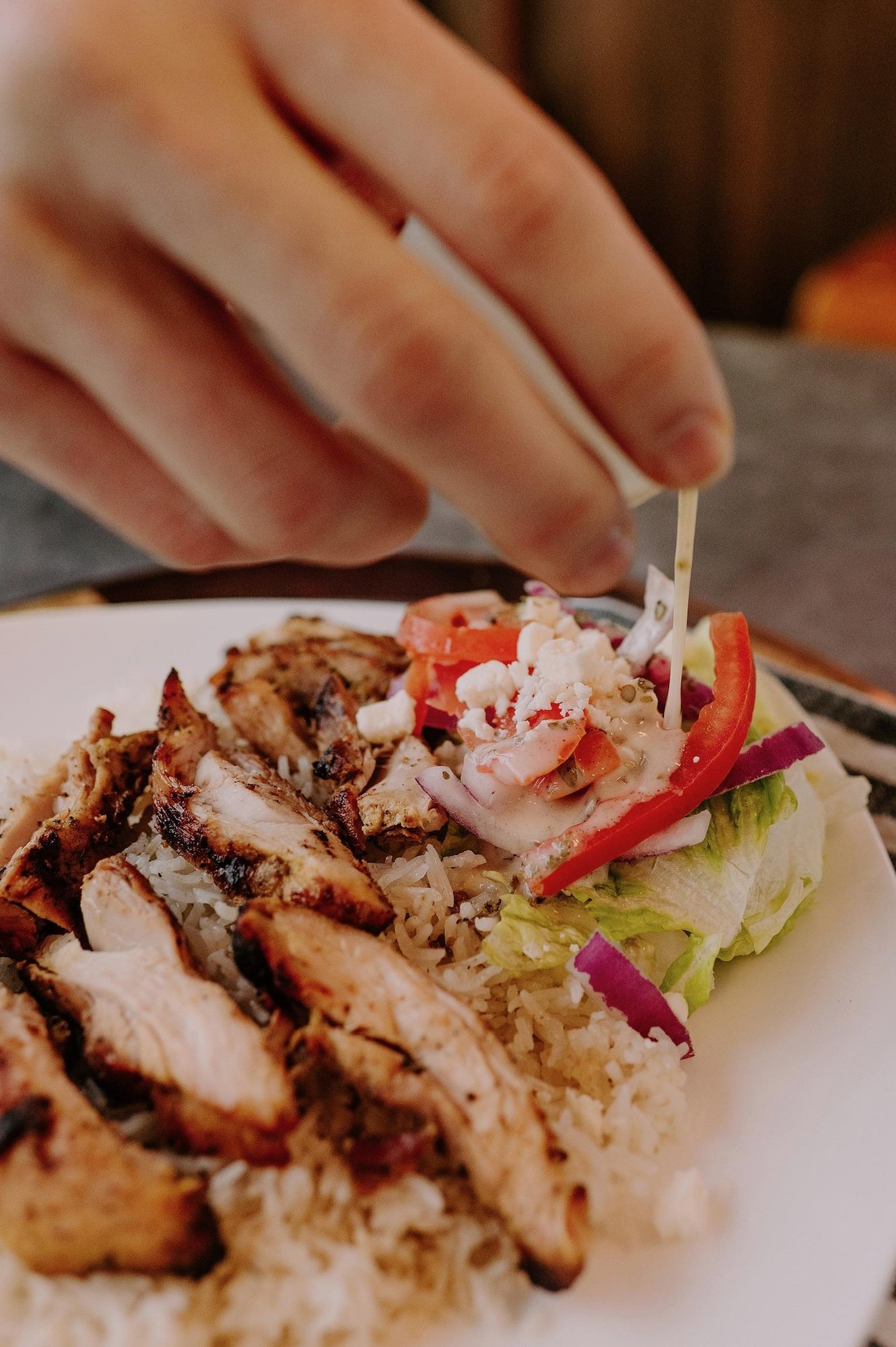 Chicken Greek Salad