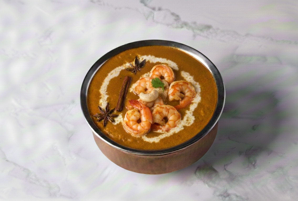 SHRIMP KARAIKUDI CURRY