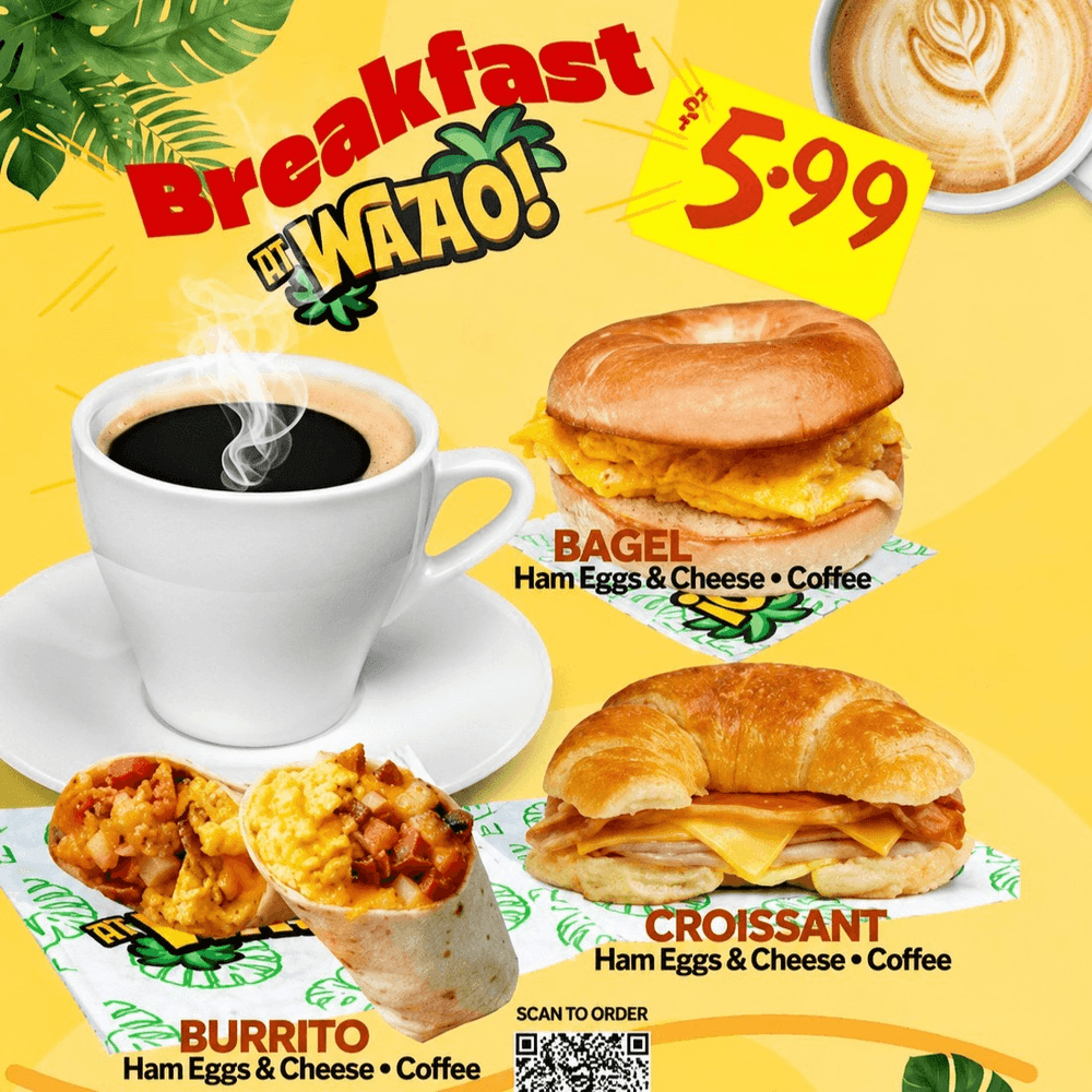 It's Waao! Breakfast $5.99