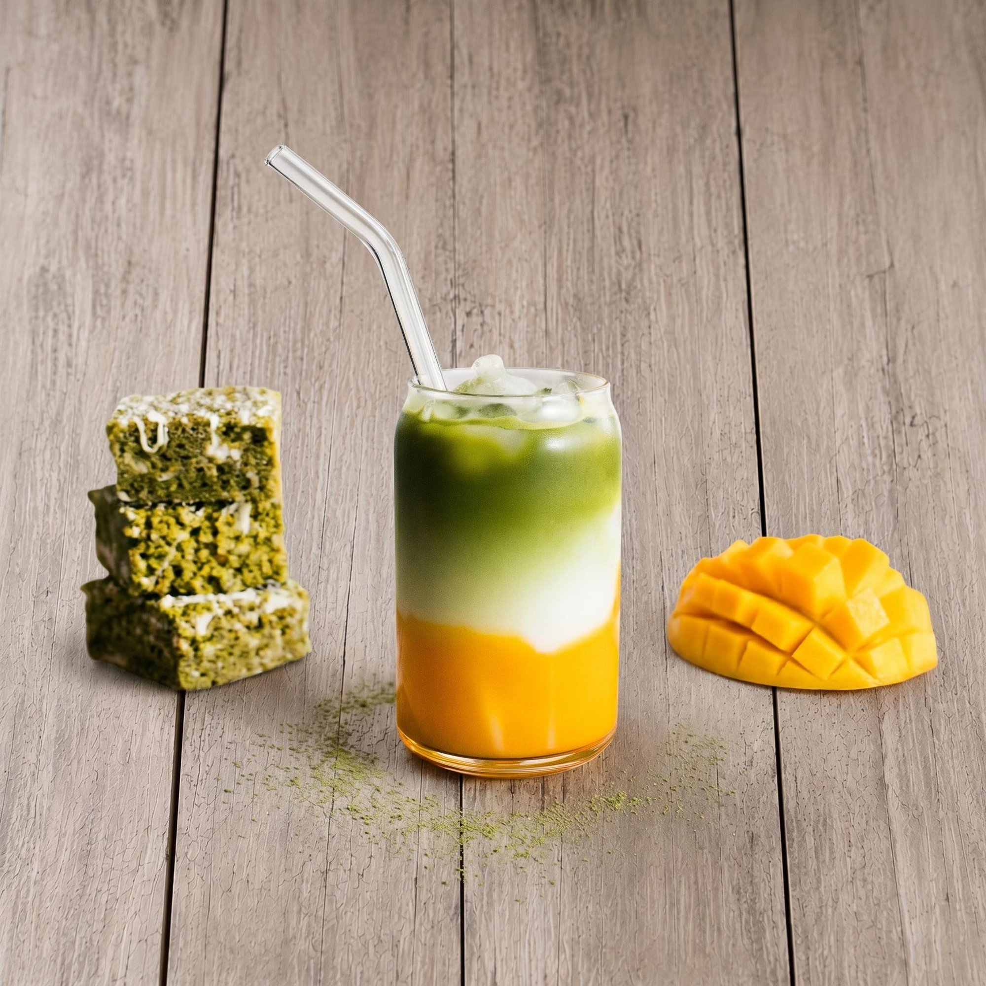 Iced Mango Matcha