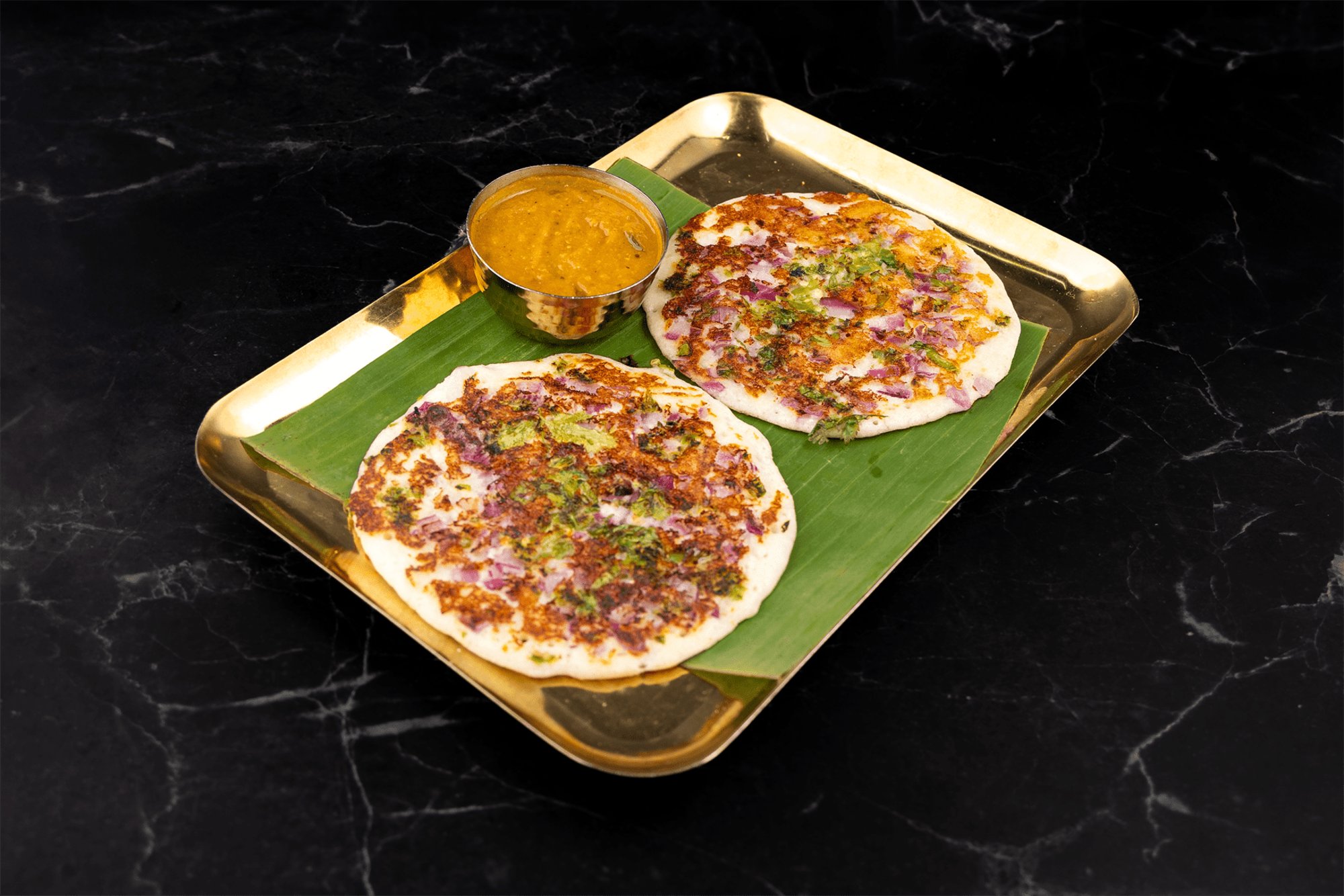 Onion Chili Uthappam