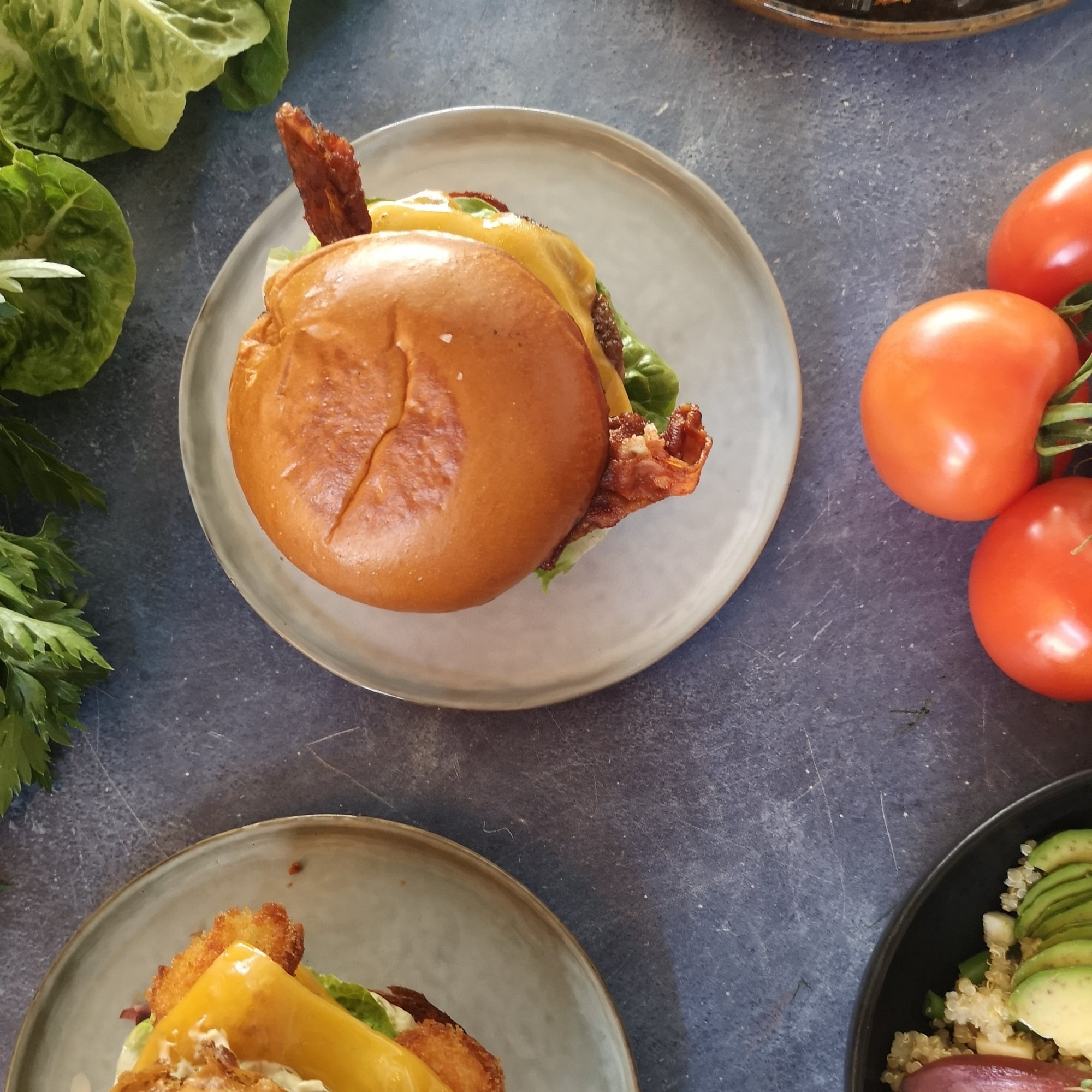 Spicy Black Angus Burger