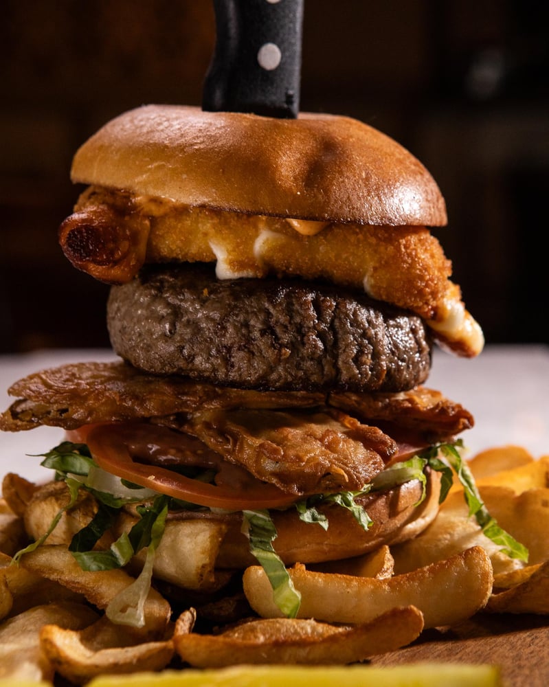 Fried Pickle Burger