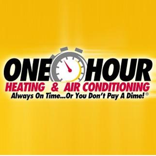 One Hour Heating &amp; Air Conditioning Logo