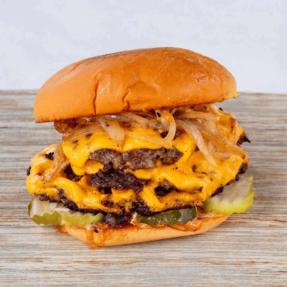 Triple-triple wagyu burger