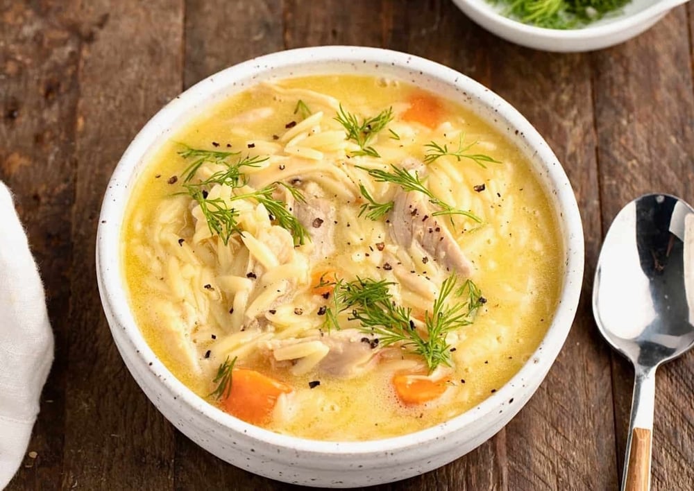 Avgolemono Soup (Greek Chicken Lemon Soup)