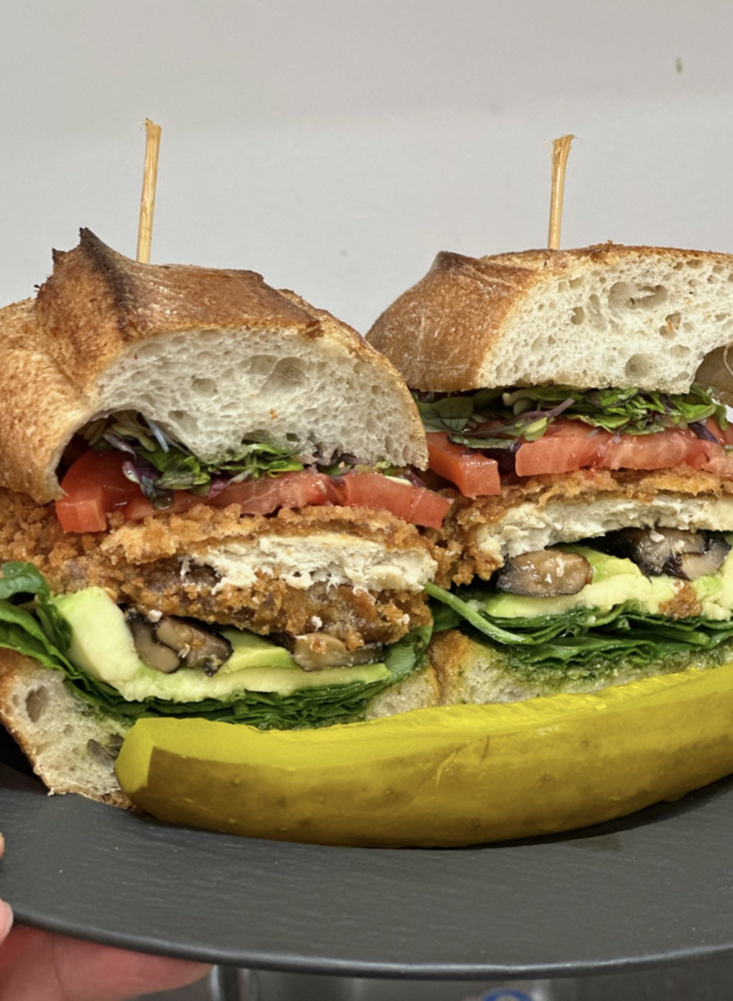 Veggie Pesto Sandwich