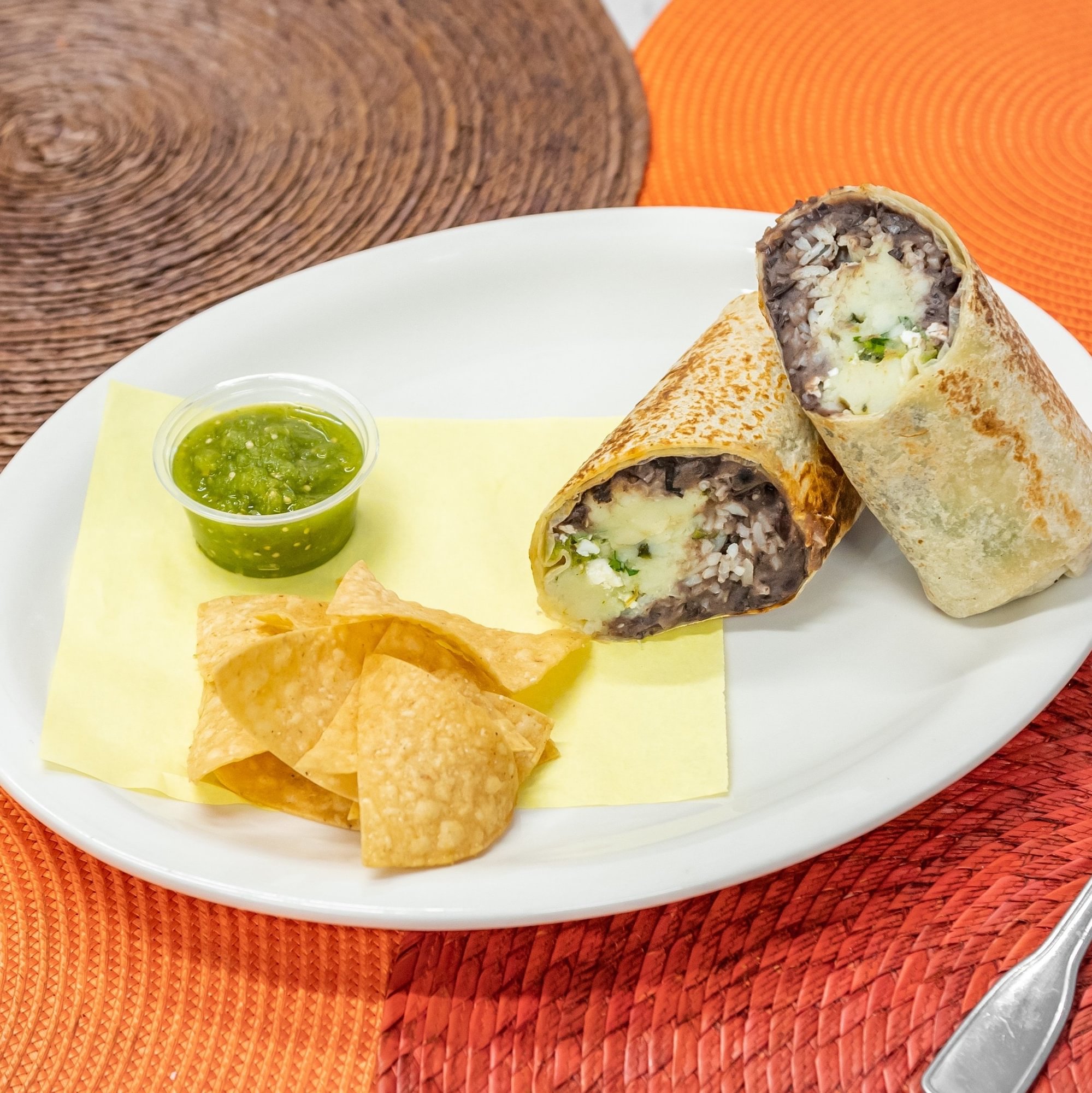 Burrito - Papa con Rajas