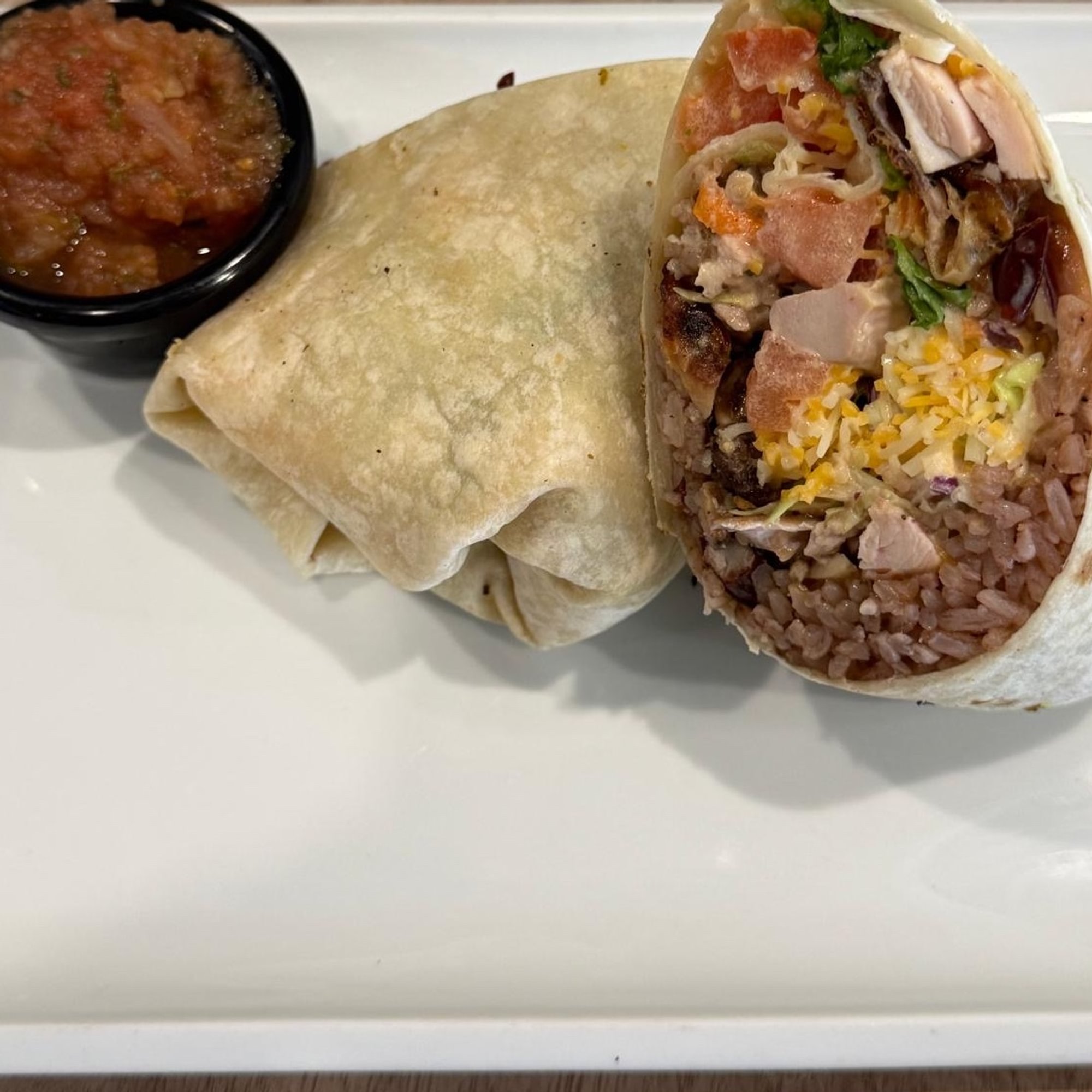Jerk Chicken Burrito