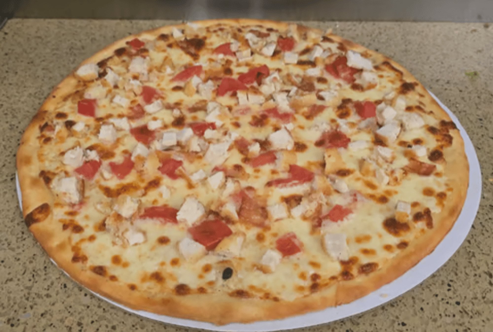 Chicken Bacon Ranch Pizza