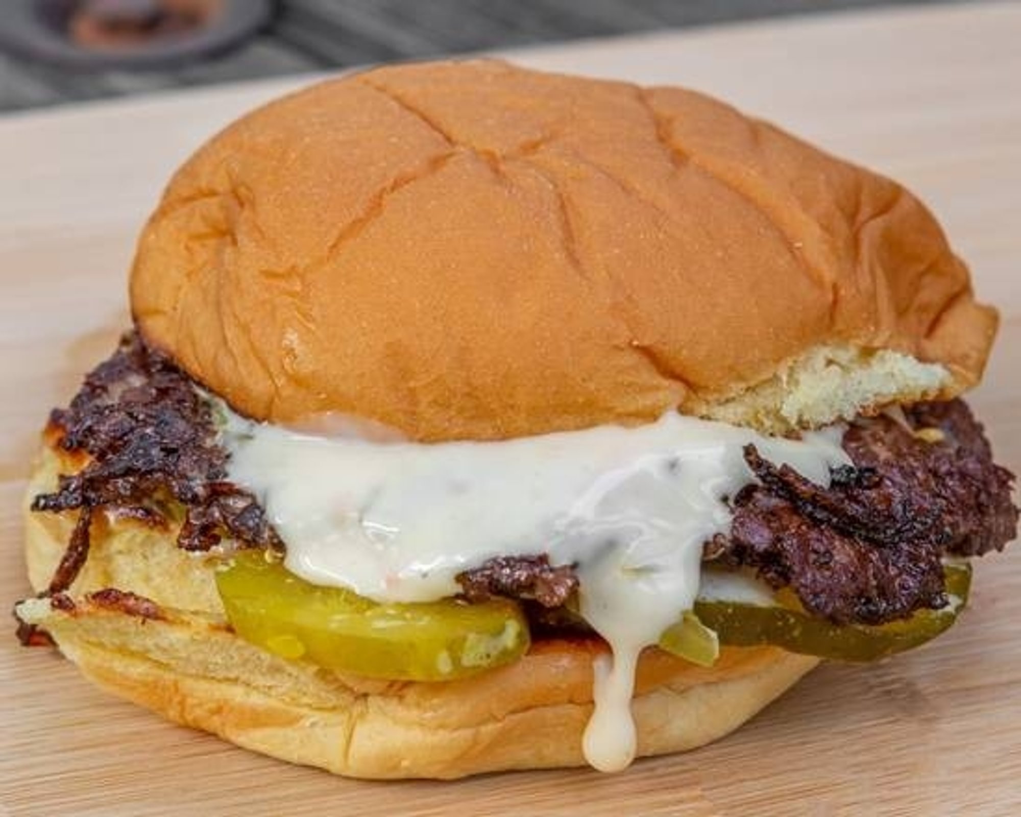 Queso Burgers