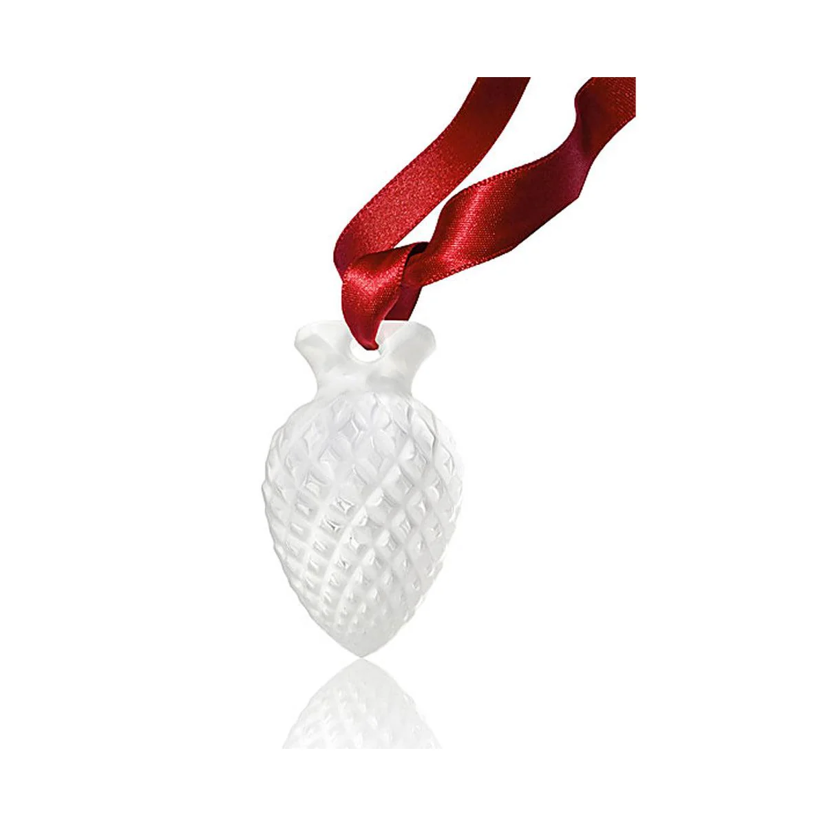 Lalique Pine Cone Christmas Ornament