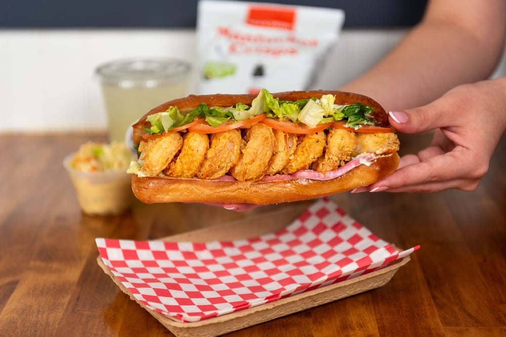 Shrimp Po'boy Sandwich