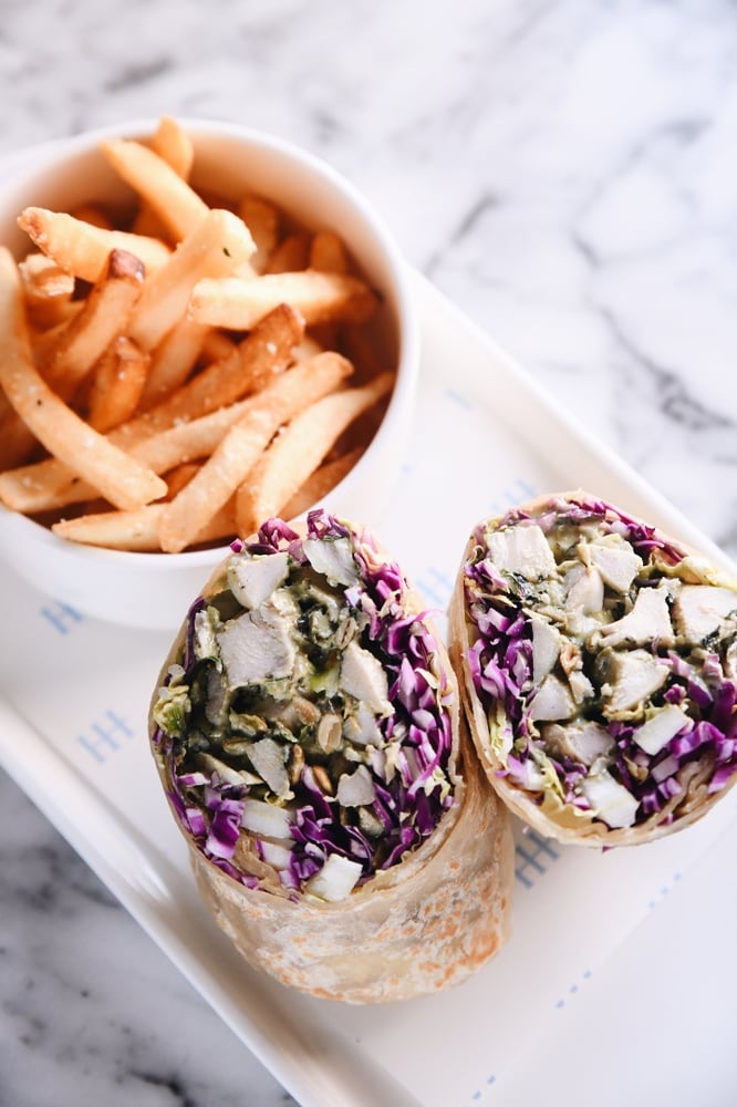 Herby Chicken Salad Wrap