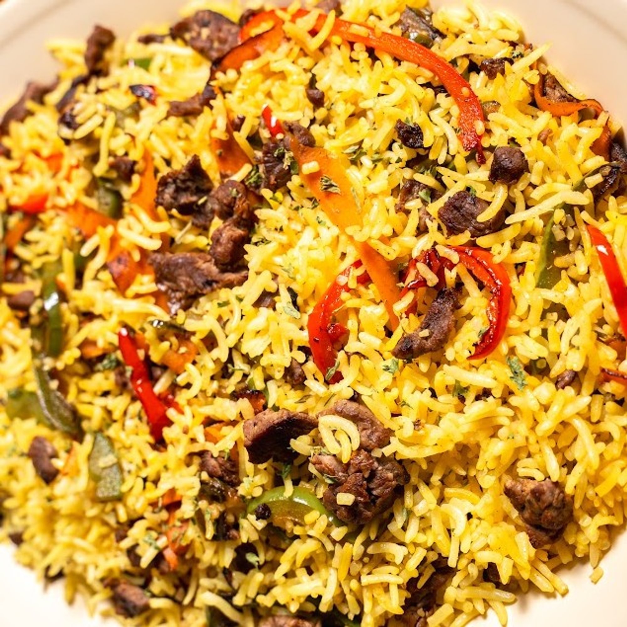 Pepper Rice Plate