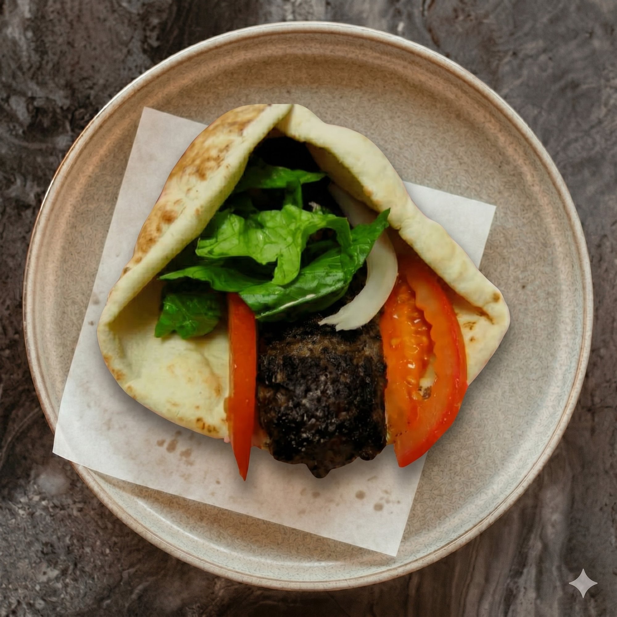 Meat Kifta Kabob Sandwich