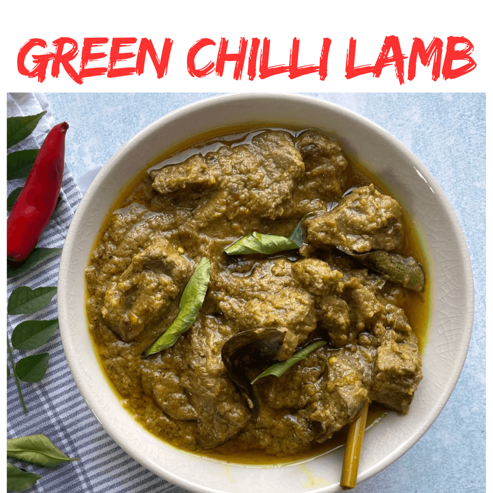 GREEN CHILLY LAMB