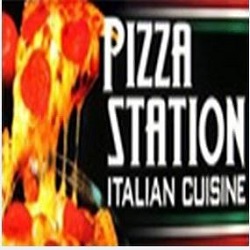 Mama Cellas Pizza Station Logo