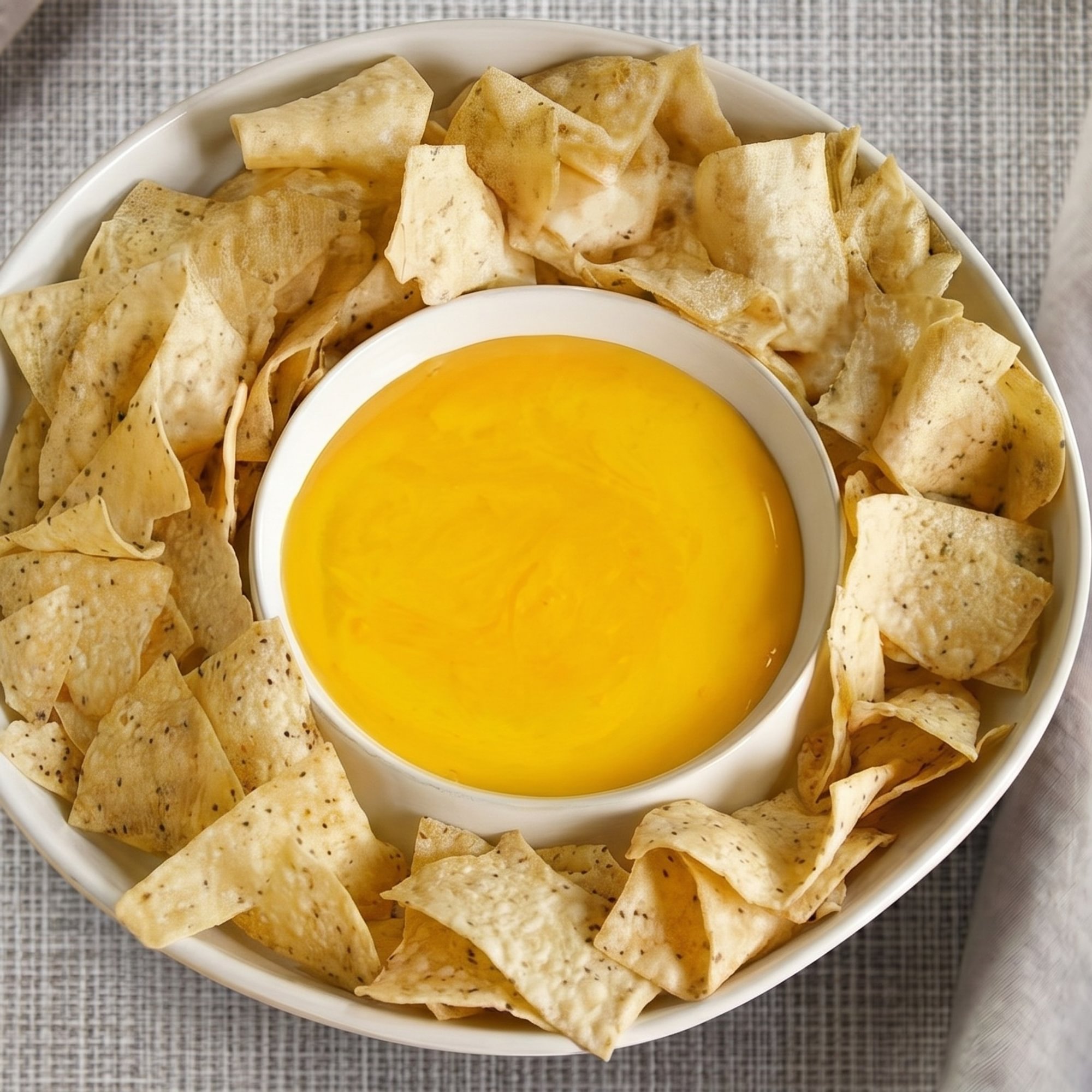 Nachos and Cheese Whiz