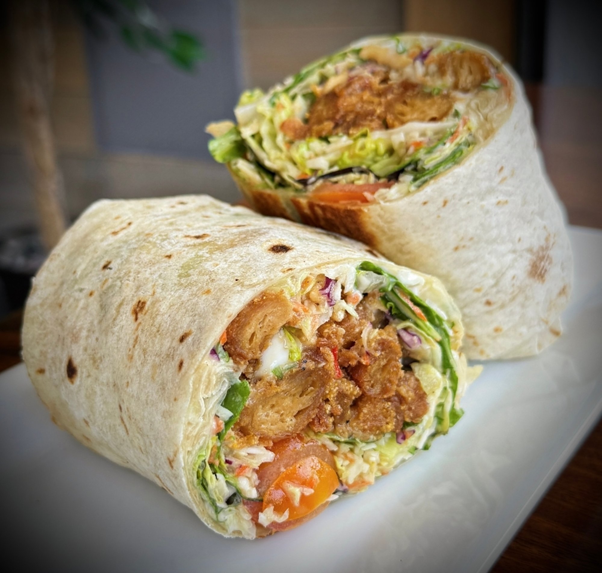 Chinese Chickun Salad Wrap