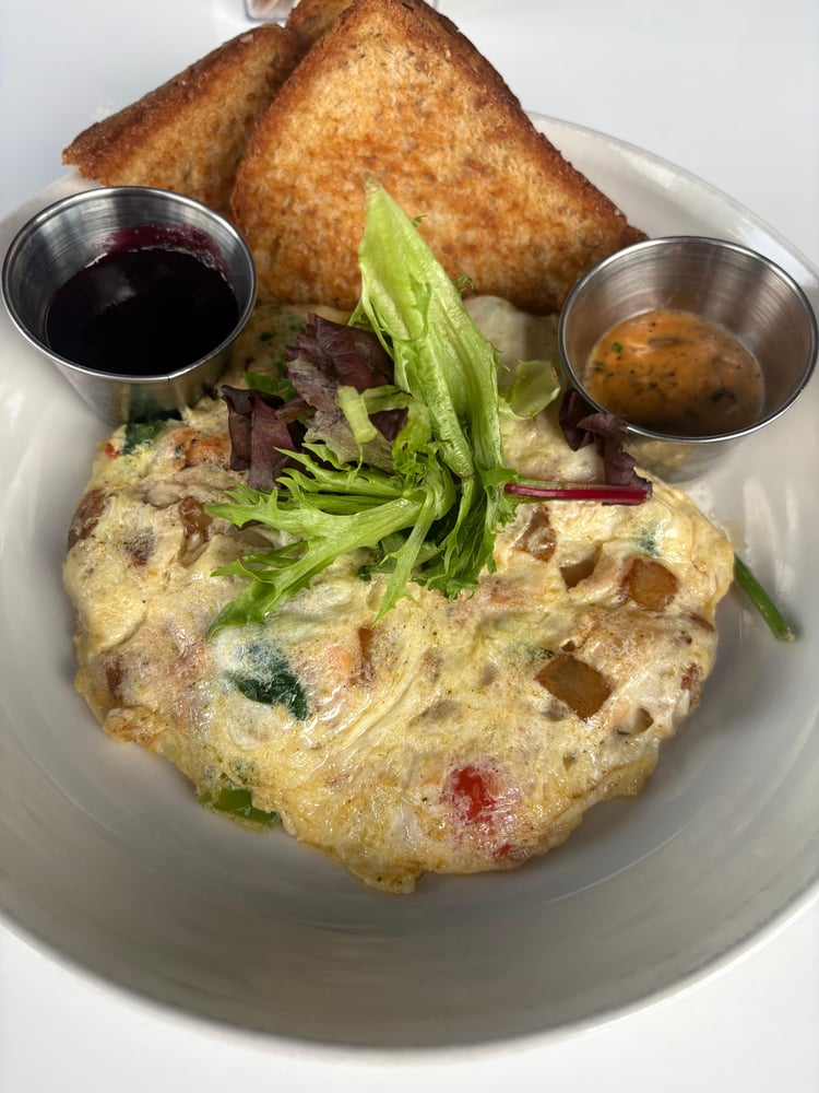 Salmon Egg White Frittata