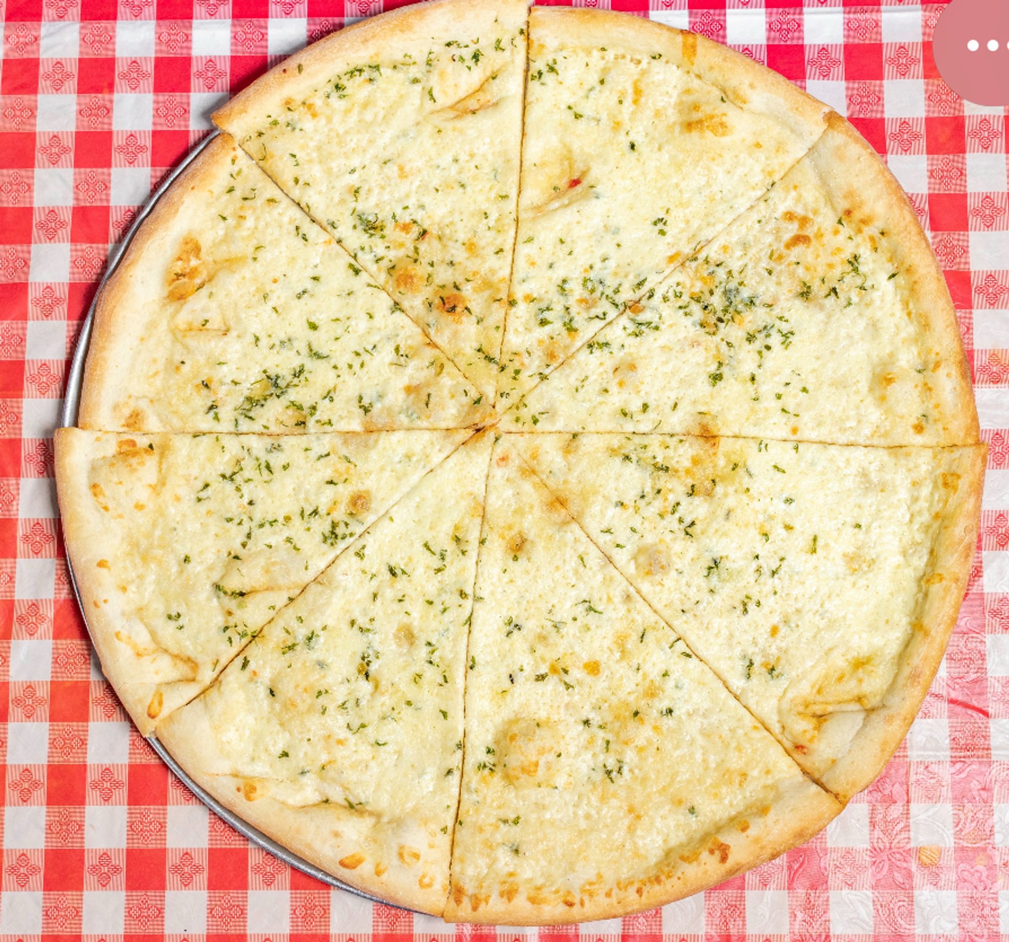 Alfredo pizza