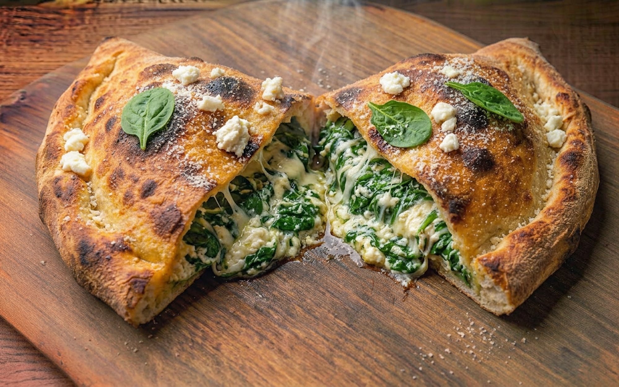 Spinach Ricotta Calzone