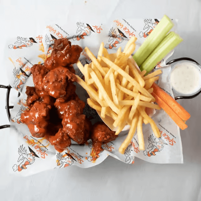 Wings (Boneless) Combo