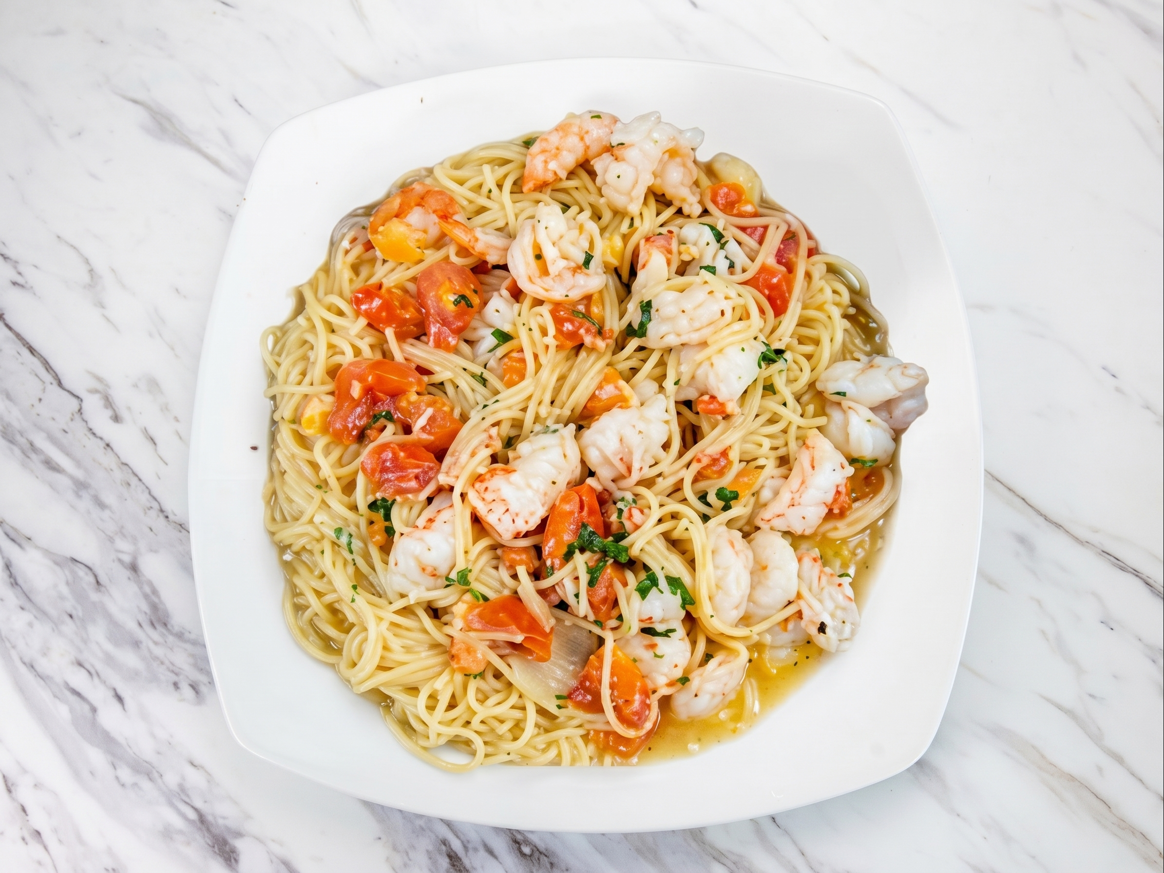 Angel Hair Shrimp