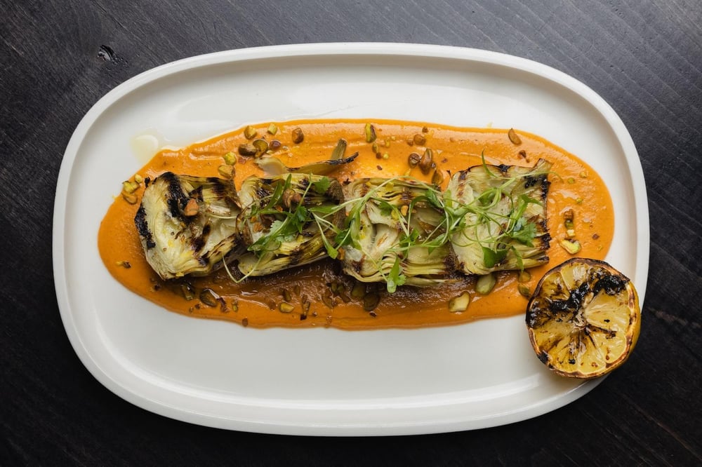 Charcoal Grilled Artichokes