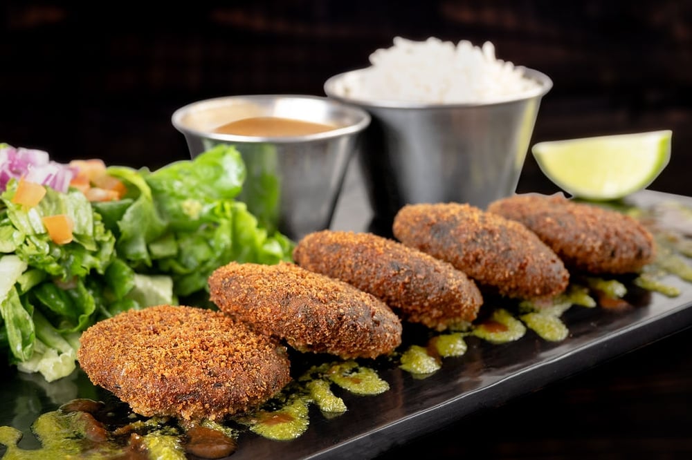 Plate: Hara Bhara Kebabs (V, D, N)