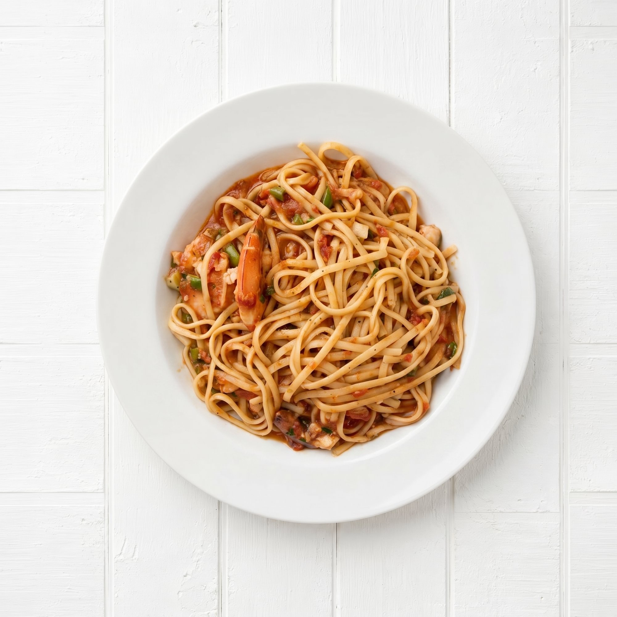 Linguine con Gamberi