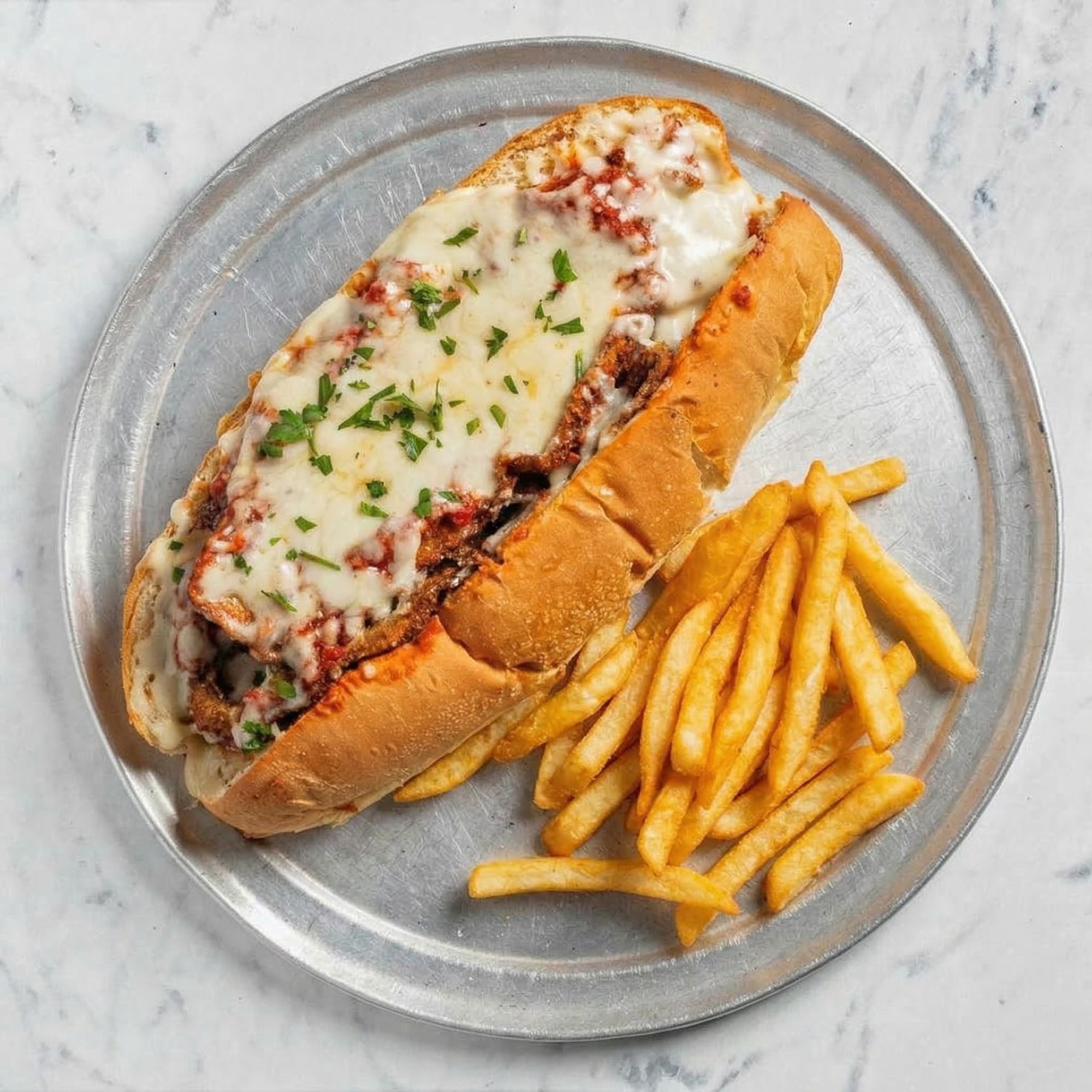 Eggplant Parmesan Hot Sub