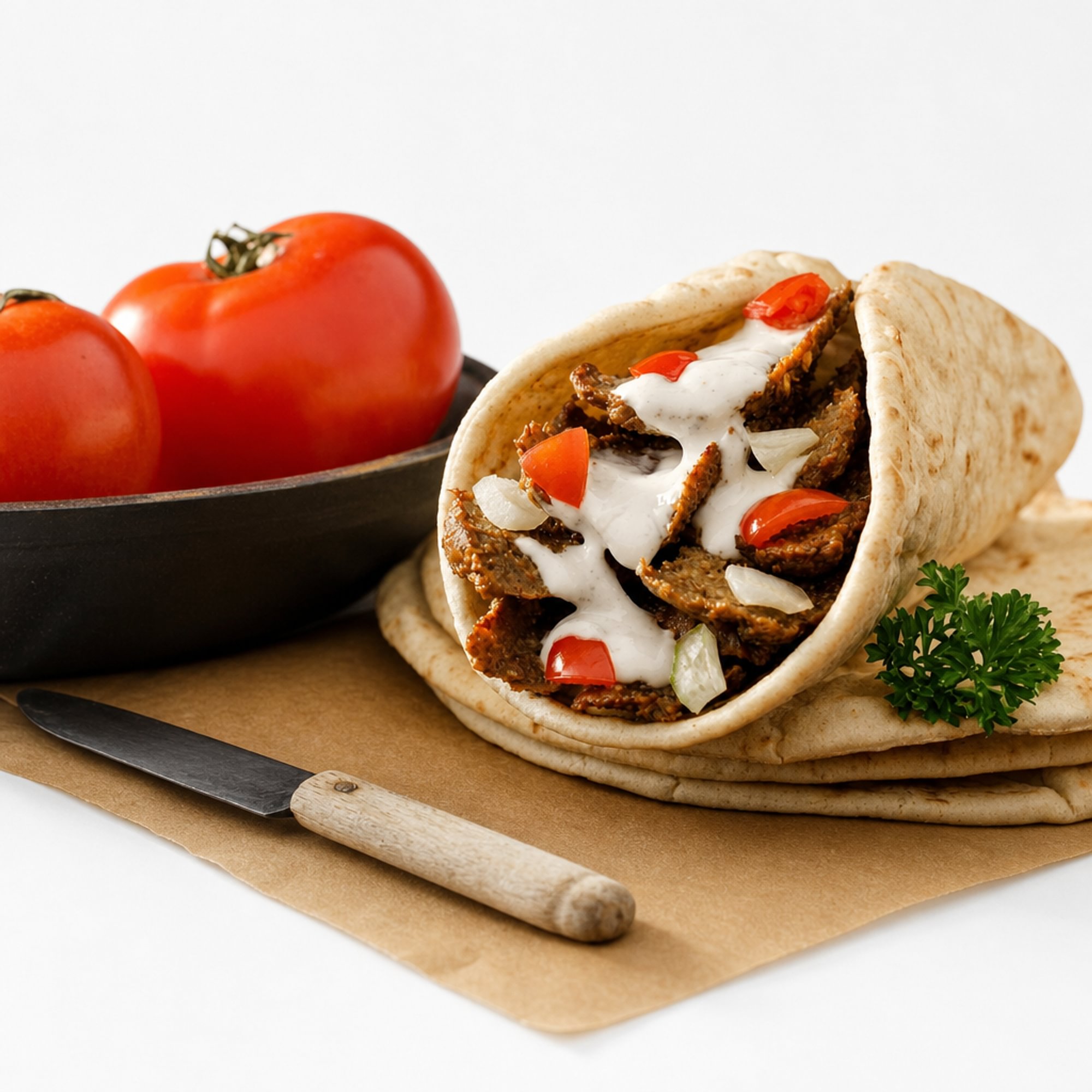 Lamb Gyro on Pita