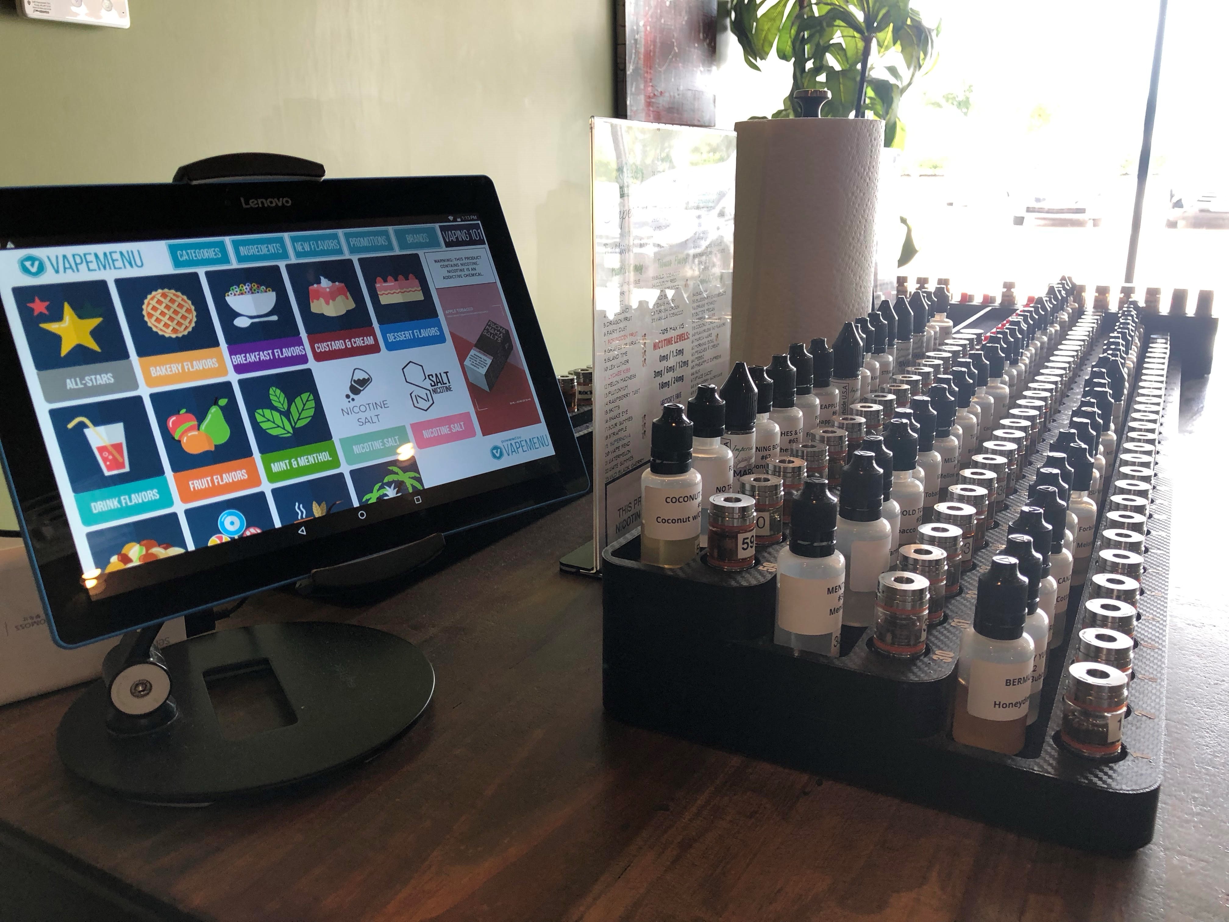 Select your e-liquid flavor from over 300!