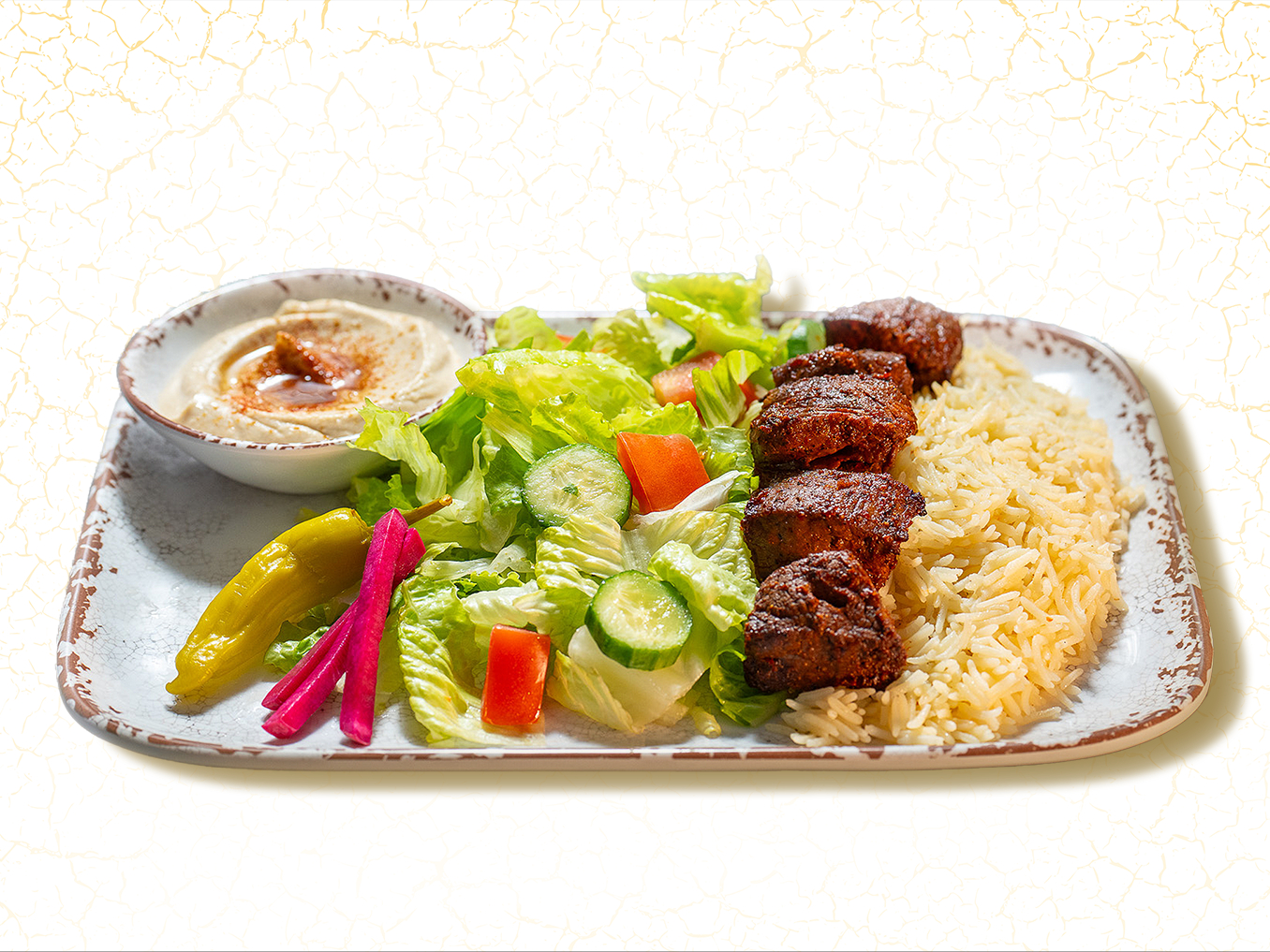 Beef Kebab Plate