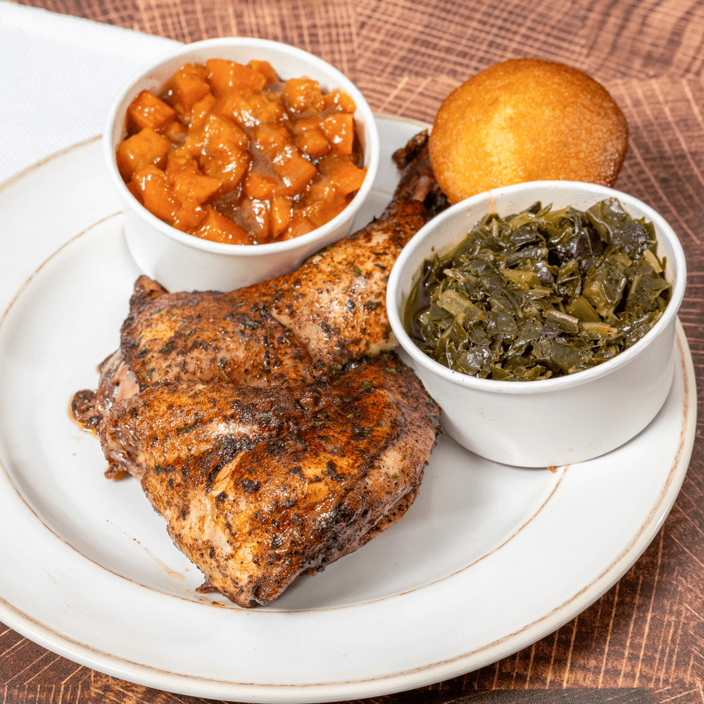 oven-Roasted-Chick N' Dinner - Half-Chick N' w/Cornbread - 2-Sides