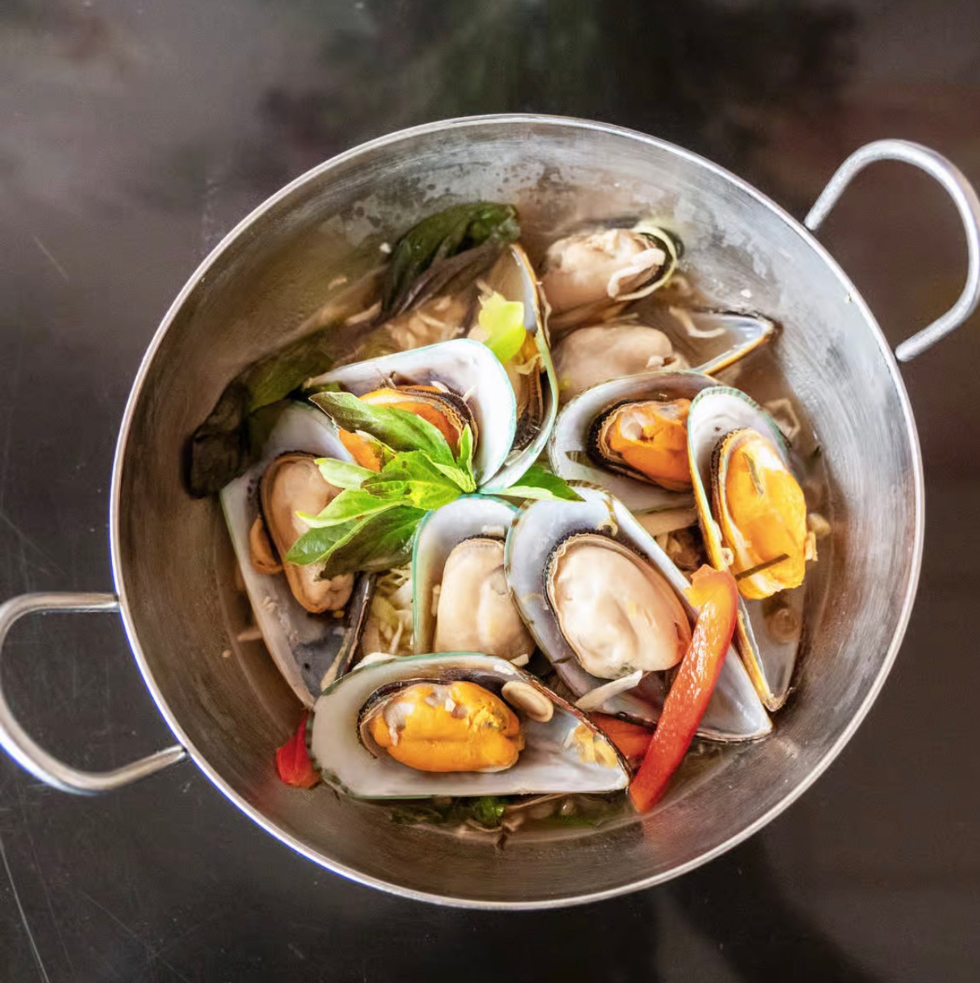 #14 Steamed Mussels